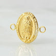 Herraje Virgen De Guadalupe 0.55 g / 1/2 in Oro Amarillo 18K