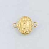Herraje Virgen Guadalupe 0.45gr / 1/2 in / Oro Amarillo 18K