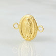 Herraje Virgen Guadalupe 0.45gr / 1/2 in / Oro Amarillo 18K