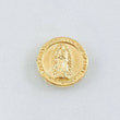Herraje Virgen Guadalupe 0.8gr / 1/2 in / Oro Amarillo 18K *