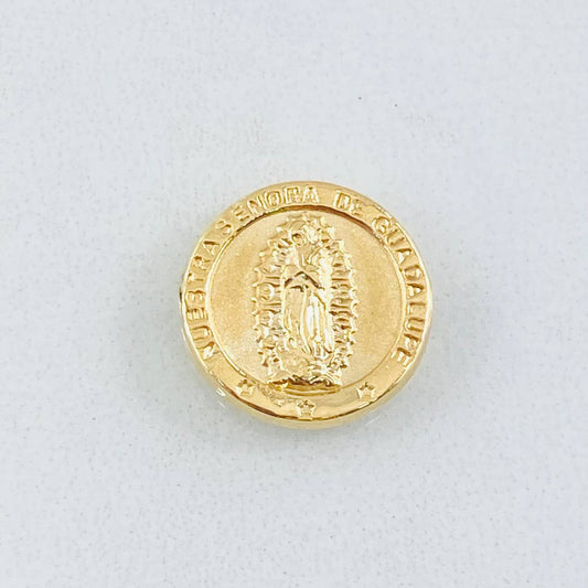 Herraje Virgen Guadalupe 0.8gr / 1/2 in / Oro Amarillo 18K *