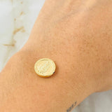 Herraje Virgen Guadalupe 0.8gr / 1/2 in / Oro Amarillo 18K *