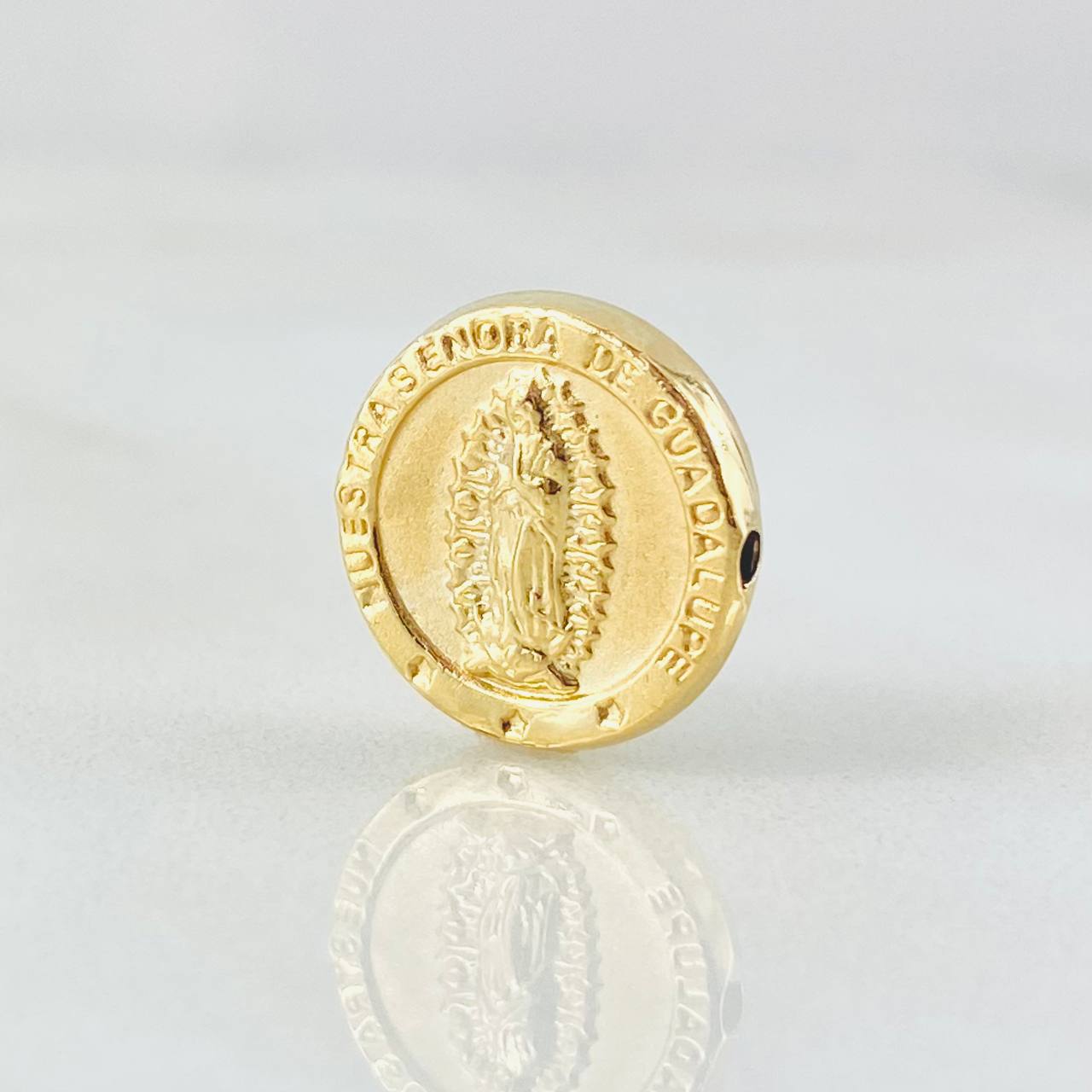 Herraje Virgen Guadalupe 0.75gr / 1/2 in / Oro Amarillo 18K *