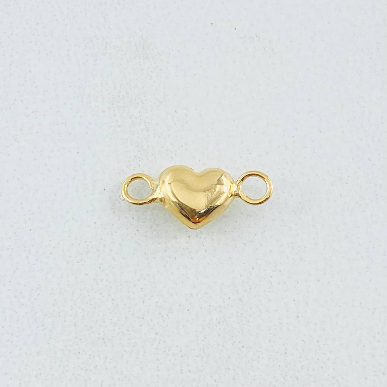 Herraje Corazon 0.2gr / 1/2 in / Oro Amarillo 18K !