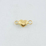 Herraje Corazon 0.2gr / 1/2 in / Oro Amarillo 18K !