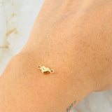 Charm Heart 0.15gr / 1/2 in / Yellow Gold 18K !