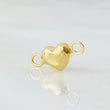 Herraje Corazon 0.2gr / 1/2 in / Oro Amarillo 18K !