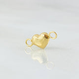 Charm Heart  0.2gr / 1.1cm / Stamped  18K Yellow Gold *