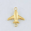 Herraje Avión 0.5 g / 3/4 in Oro Amarillo 18K