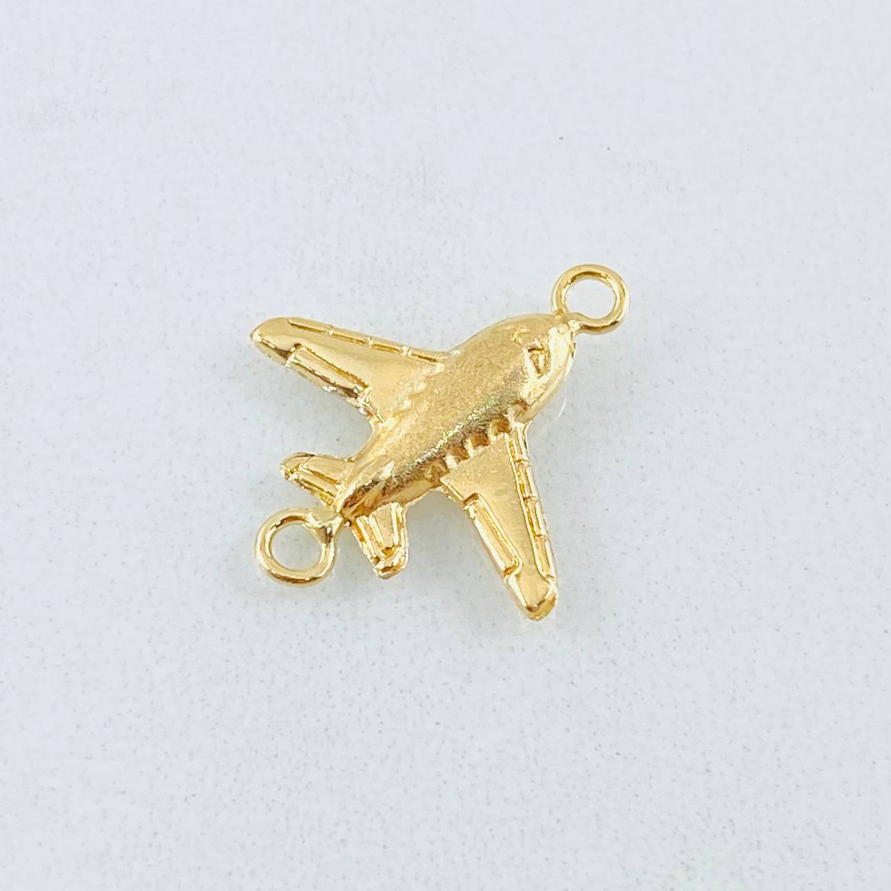 Charm Airplane 0.5gr / 3/4 in / 18K Gold