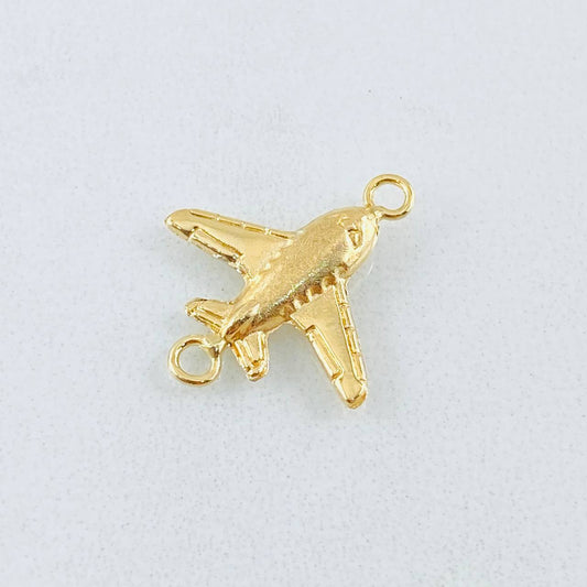 Charm Airplane 0.5gr / 3/4 in / 18K Gold