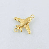 Herraje Avión 0.55 g / 3/4 in Oro Amarillo 18K