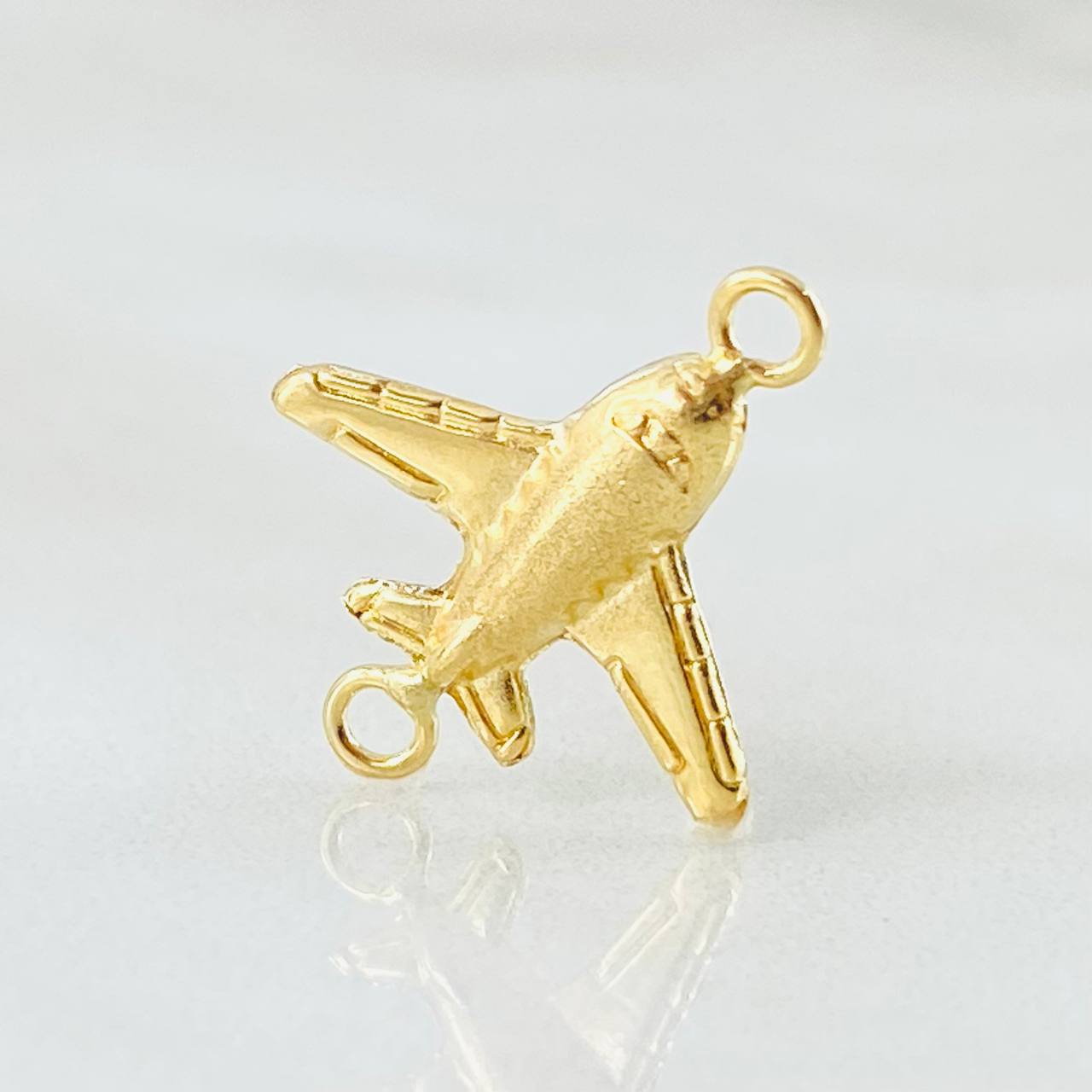 Charm Airplane 0.5gr / 3/4 in / 18K Gold