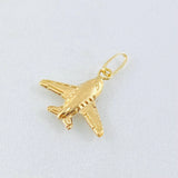 Dije Avion 0.45gr / 3/4 in / Oro Amarillo 18K %