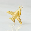 Dije Avion 0.45gr / 3/4 in / Oro Amarillo 18K %