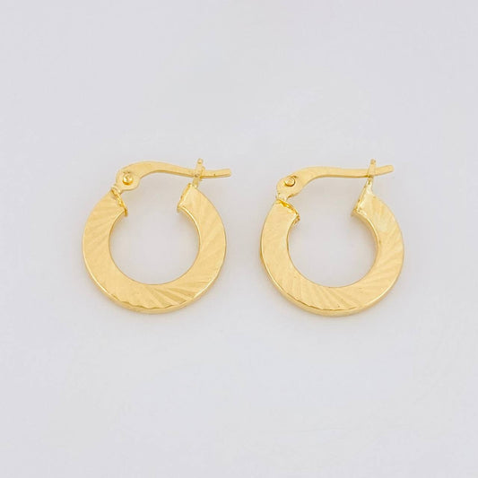 Candongas Valu 1.35g / 1/2 in Oro Amarillo 18K