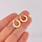 Candongas Valu 1.3g / 1/2 in Oro Amarillo 18K