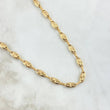 Cadena Rustica Ovalo 13.4gr / 60cm / 4.6mm Diamantada Oro Amarillo 18K ©