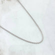 Cadena China 3.9gr / 45cm / 1.5mm Oro Blanco +0 18K ©