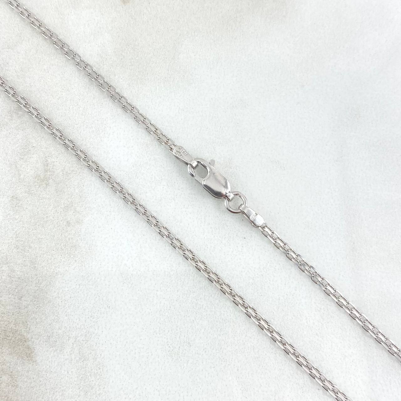 Bismark Chain 4.25gr / 50cm / 1.8mm White Gold +0 18K ©