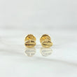 Topos Grano De Café 0.5gr / 5mm Diamantado Oro Amarillo 18K *
