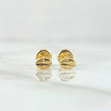 Topos Grano De Café 0.5gr / 5mm Diamantado Oro Amarillo 18K *