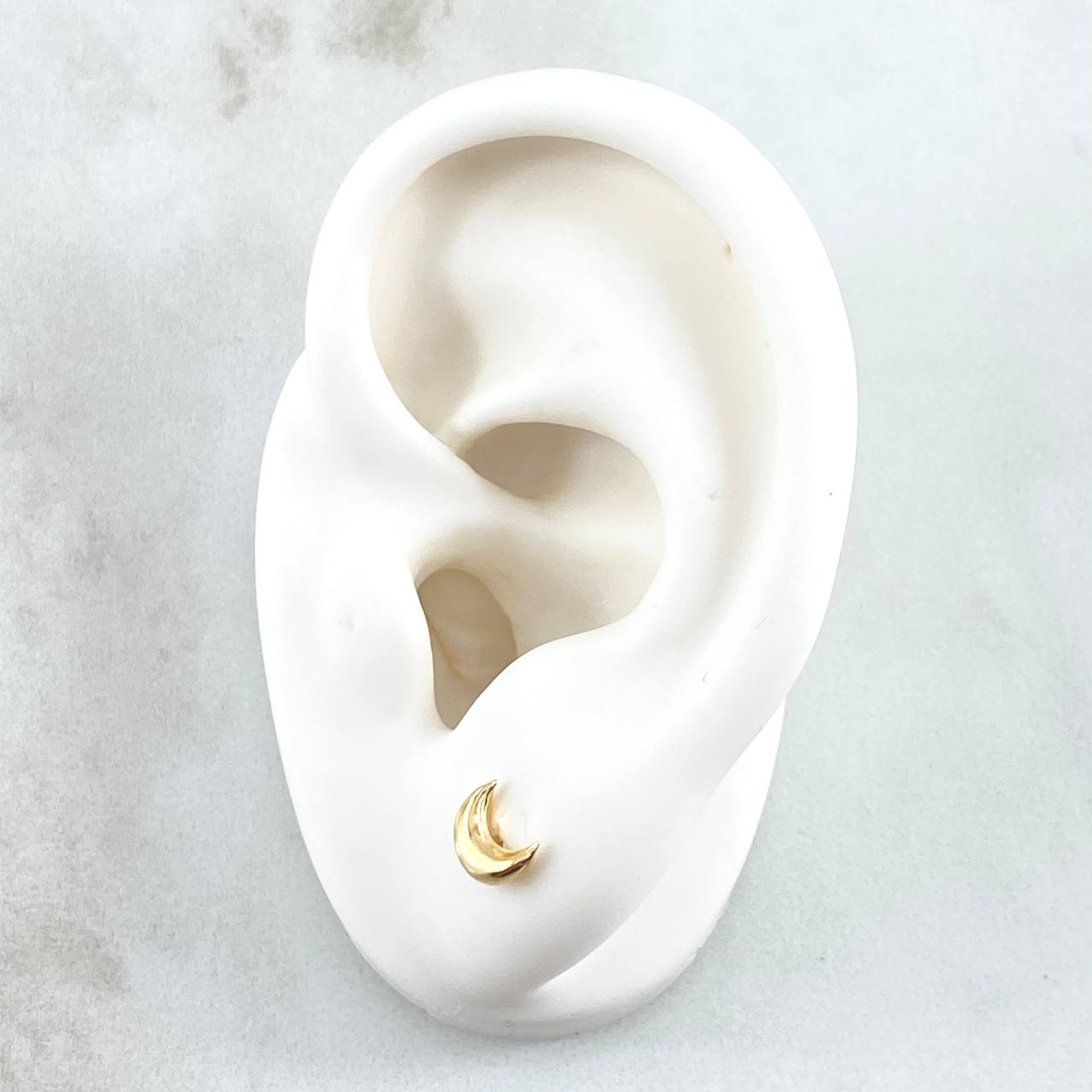 Stud Earrings Footprints 0.75gr / 18K Gold