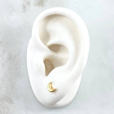 Stud Earrings Footprints 0.75gr / 18K Gold