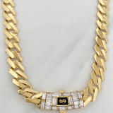 Cadena Cubana Monaco 37.15 g / 24 in / 8 mm Oro Amarillo 18K