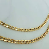 Cadena Cubana 7.8 g / 24 in / 4.05 mm Oro Amarillo 18K