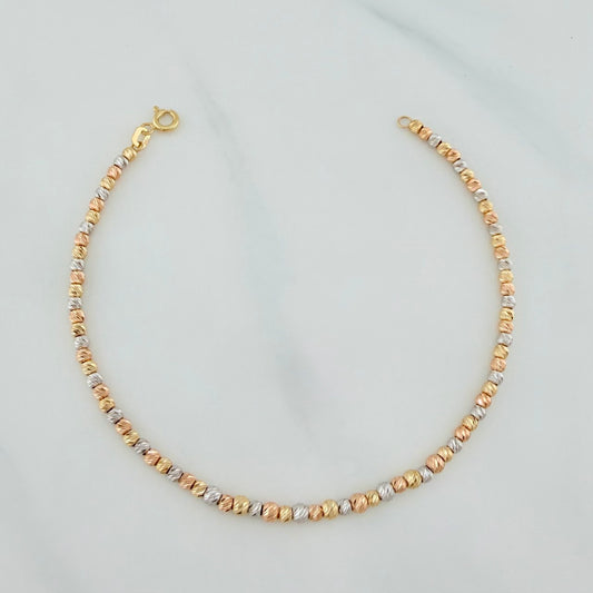 Pulso Militar 4.7 g / 7 1/2 in / 2.95 mm Tres Oros 18K