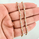 Pulso Militar 4.7 g / 7 1/2 in / 2.95 mm Tres Oros 18K