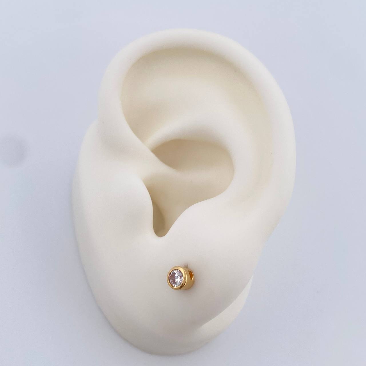 Topos Bisel 0.9gr /  Oro Amarillo 18K &
