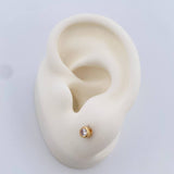 Topos Bisel 0.9gr /  Oro Amarillo 18K &