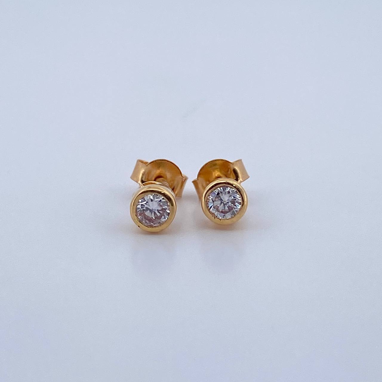 Topos Bisel 0.9gr /  Oro Amarillo 18K &