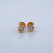Topos Bisel 0.9gr /  Oro Amarillo 18K &