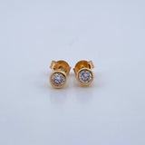 Topos Bisel 0.9gr /  Oro Amarillo 18K &