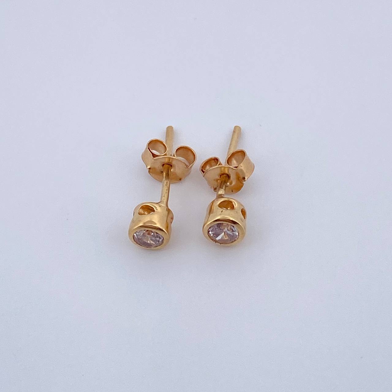 Topos Bisel 0.9gr /  Oro Amarillo 18K &