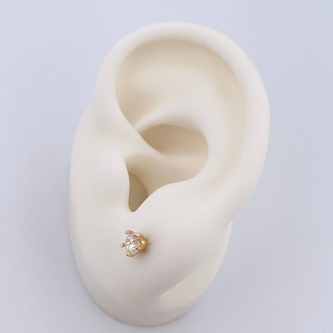 Topos Bisel 0.9gr / Oro Amarillo 18K &