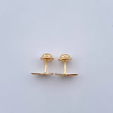 Angel Wing Stud Earrings 0.6gr / 18K Gold