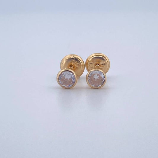 Topos Bisel 0.65gr / Oro Amarillo 18K &