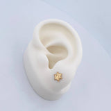 Topos Estrella David 0.7gr /  Oro Amarillo 18K &