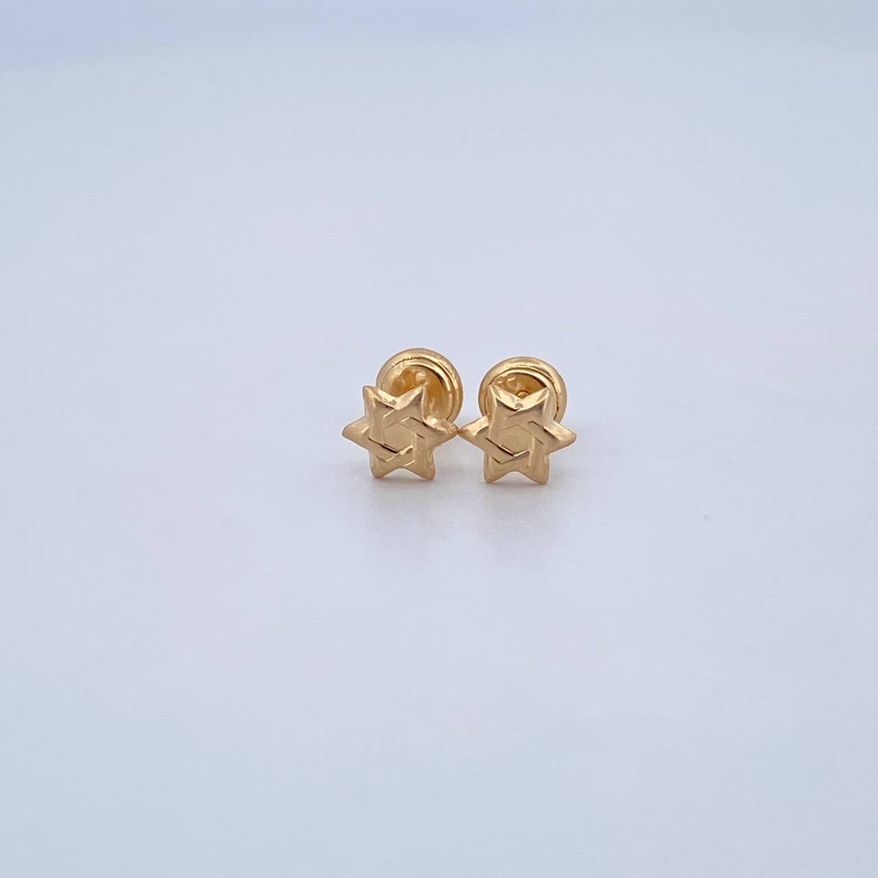 Topos Estrella David 0.7gr /  Oro Amarillo 18K &