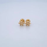 Topos Estrella David 0.7gr /  Oro Amarillo 18K &