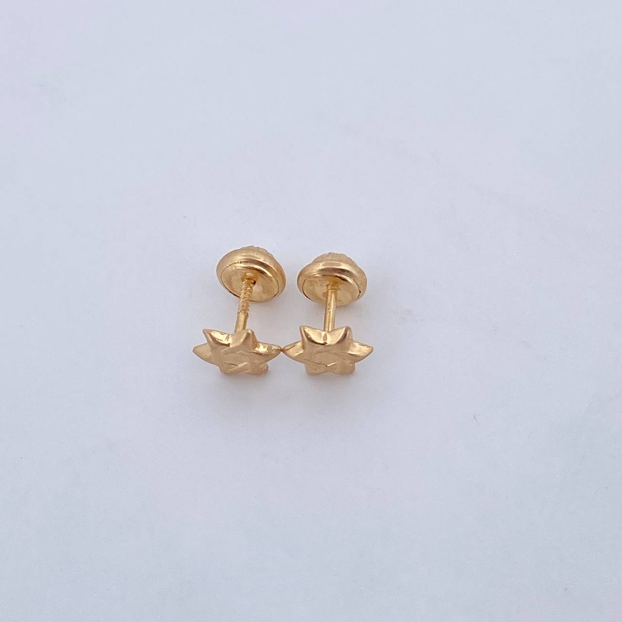 Topos Estrella David 0.7gr /  Oro Amarillo 18K &