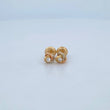 Stud Earrings Helix 0.8gr / Three 18K Golds &