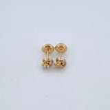Stud Earrings Helix 0.8gr / Three 18K Golds &