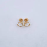 Topos Gatica 0.7gr /3 Oro Amarillo 18K &