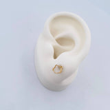 Topos Gatica 0.7gr /3 Oro Amarillo 18K &