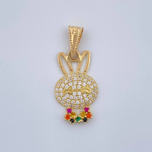 Dije Rostro Conejo 1.4gr / 1 in / Oro Amarillo 18K %